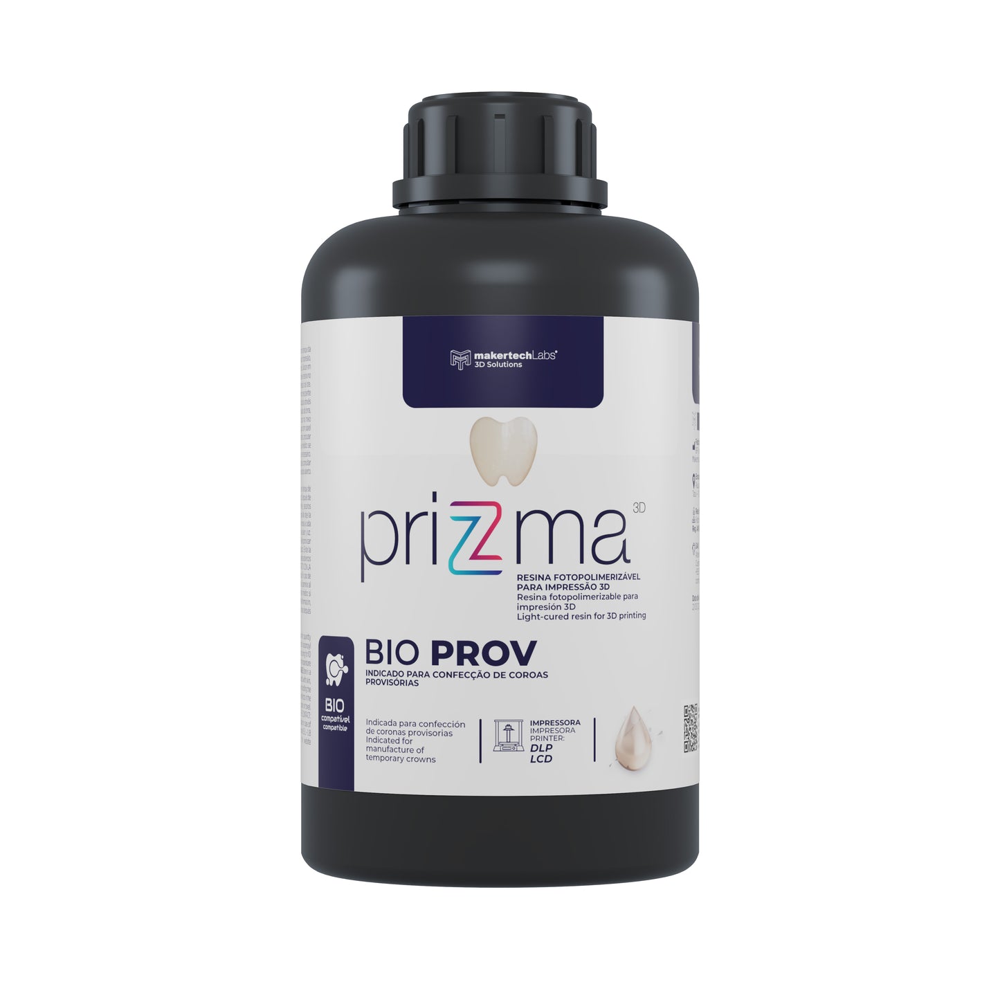 PriZma 3D Resine Bio Prov - 250g., 500g., A1, A2, A3, B1 Bleach