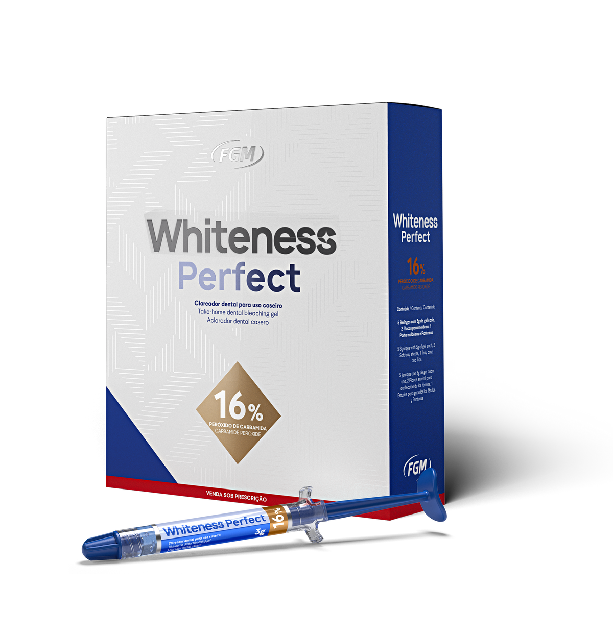 Whiteness Perfect 16% – Gel de blanchiment au peroxyde de carbamide